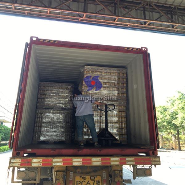 loading tin cans