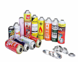 various sizes aerosol tin can 