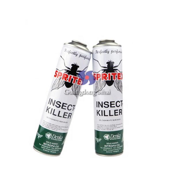 aerosol spray tin can