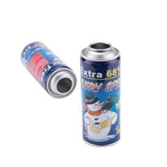 Lata de lata de spray de neve