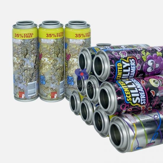 Empty Aerosol Tin Cans With Printing