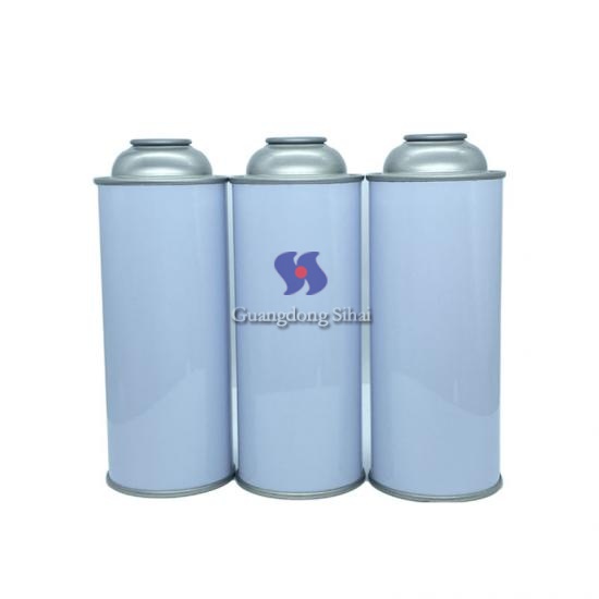 latas de aerossol vazias de gás butano
