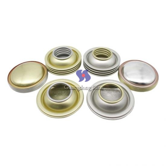 China OEM Componentes de lata de aerossol de folha de flandres de alta qualidade para diâmetro de 57 mm com gargalo no tipo cone e cúpula de aerossol Fabricante