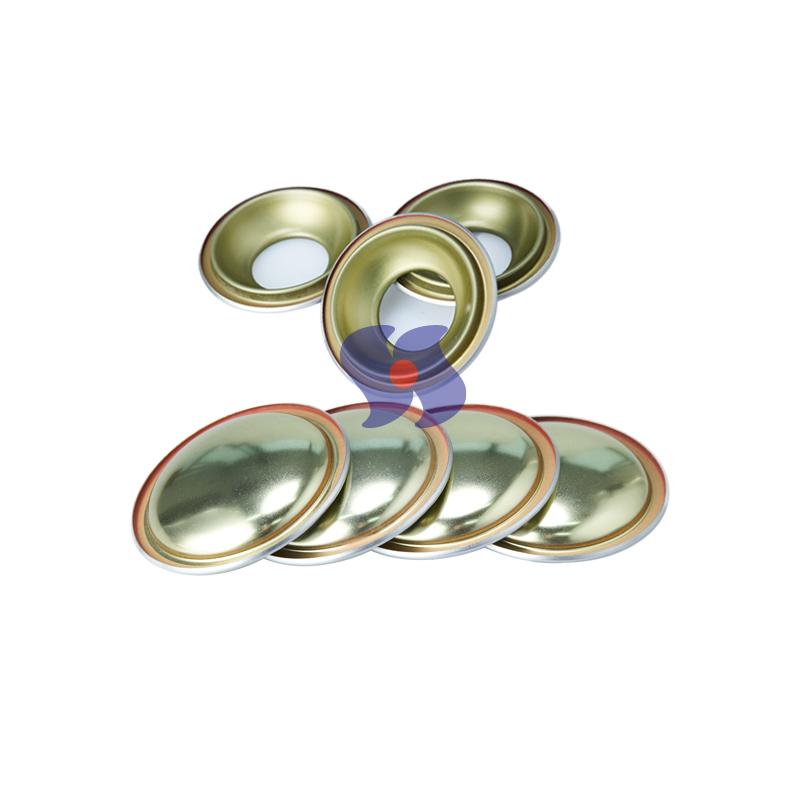 Lata de aerossol laqueada com diâmetro de 45/52/57/60/65/70 mm.