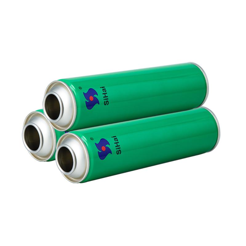 Lata de aerossol vazia para aromatizador de ambientes, tamanho premium 52x240mm, com impressão personalizada de logotipo OEM CMYK.