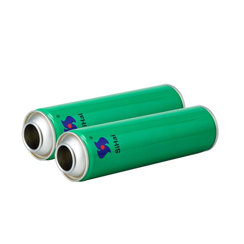 Lata de aerossol vazia para aromatizador de ambientes, tamanho premium 52x240mm, com impressão personalizada de logotipo OEM CMYK.