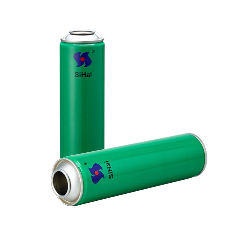 Lata de aerossol vazia para aromatizador de ambientes, tamanho premium 52x240mm, com impressão personalizada de logotipo OEM CMYK.