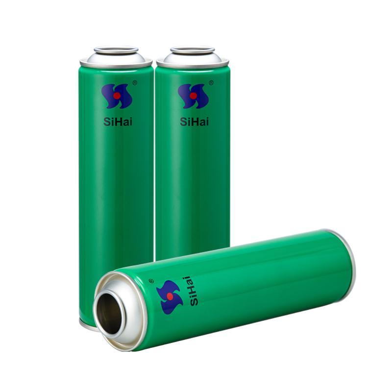 Lata de aerossol vazia para aromatizador de ambientes, tamanho premium 52x240mm, com impressão personalizada de logotipo OEM CMYK.