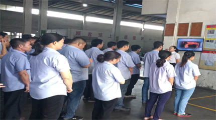 Treinamento em grupo da empresa Guangdong Sihai